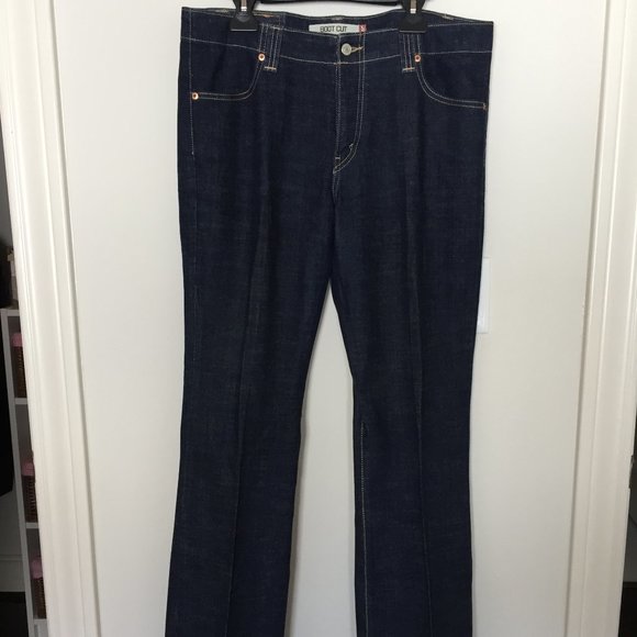 Levis 525 Boot cut sz 14 dark blue - Picture 1 of 4